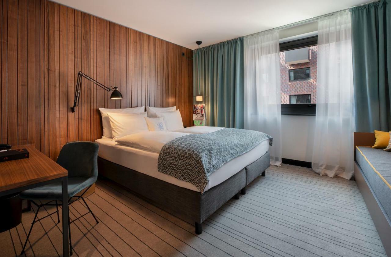 PIERDREI Hotel HafenCity Hamburg Exterior foto