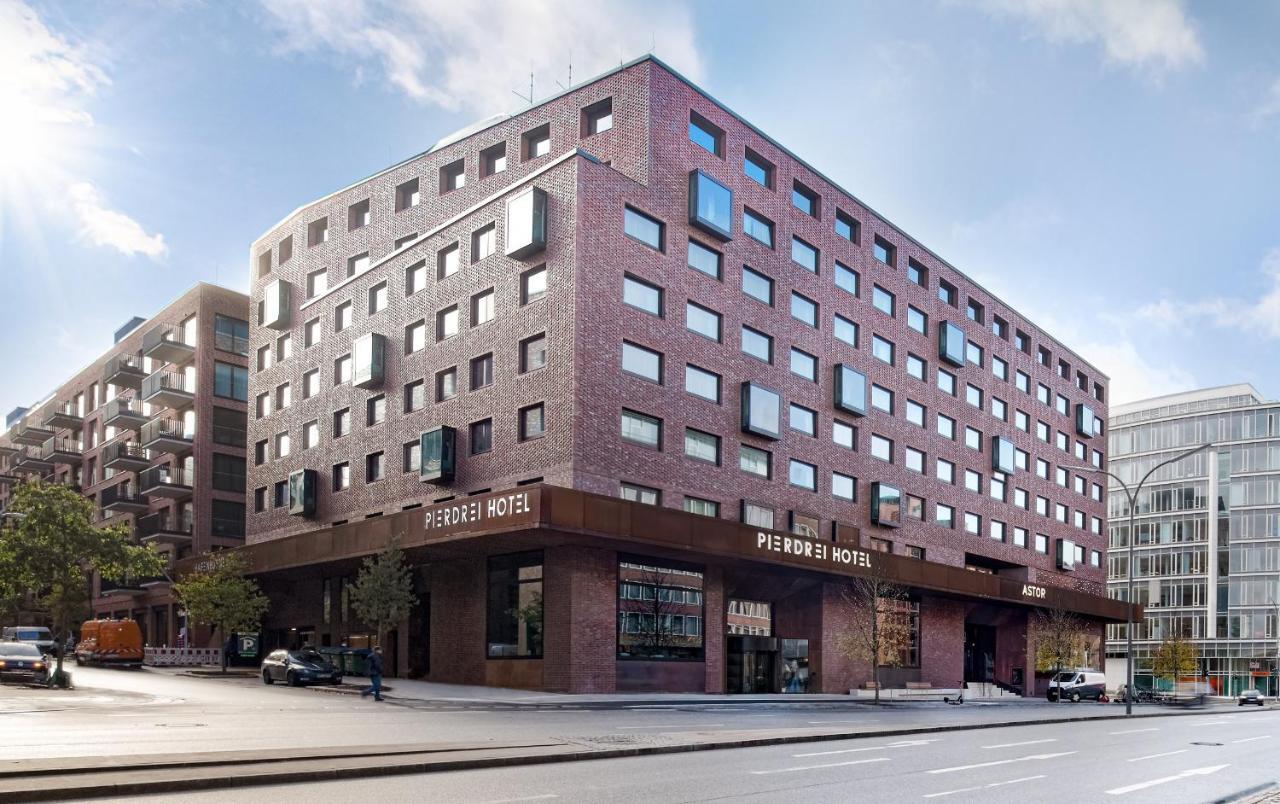 PIERDREI Hotel HafenCity Hamburg Exterior foto